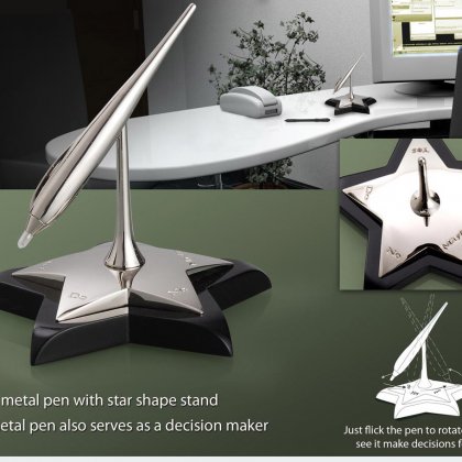 Personalized Pen Stand With Decision Maker