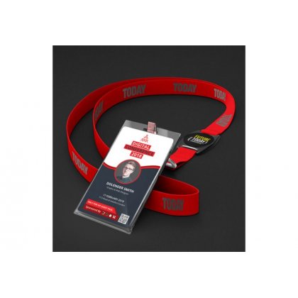 Personalized ID Card With Lanyard