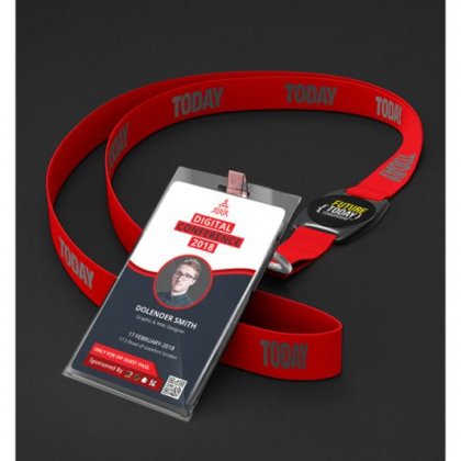 Personalized ID Card With Lanyard